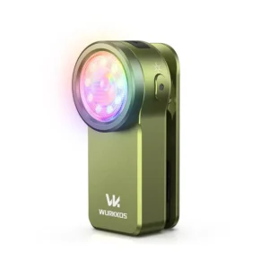 Mini Clip USB RGB Rechargeable Flashlight with Magnet