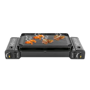 2500W Portable  2 burner Stove with Tray, Case.