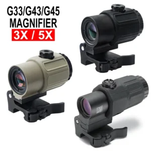 G33, G43, G45 Sights. 3X or 5X Magnifier, Quick Detachable Mount