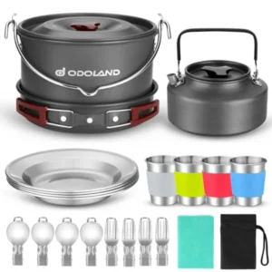22pcs Mess Kit, Large for 4